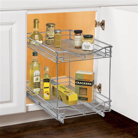 35 stainless steel kitchen cabinet shelf organizer|rolling shelves for kitchen cabinets.